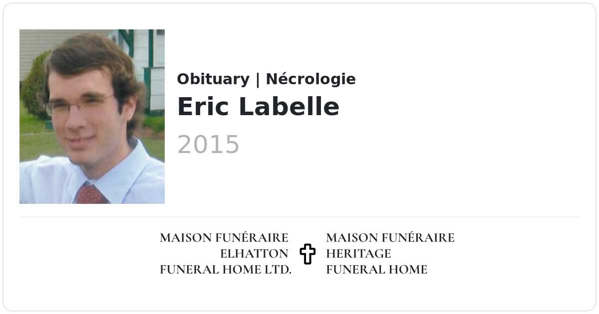 Morell Labelle Funeral Home Obituaries